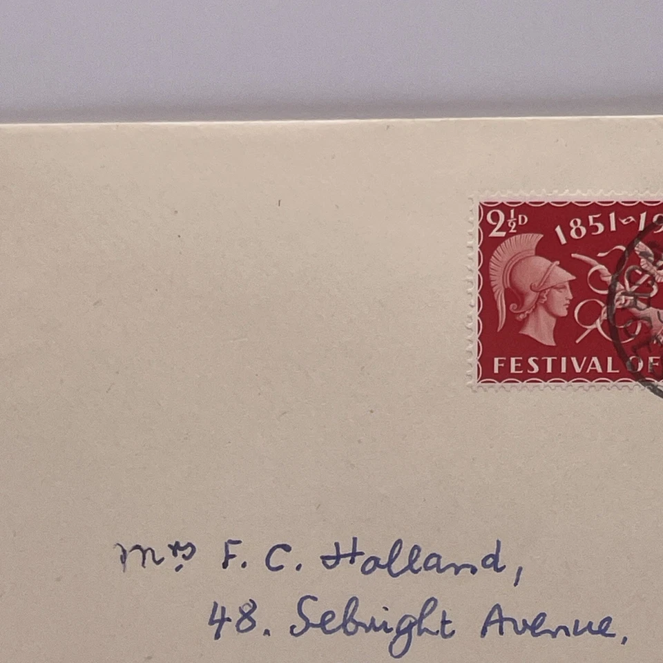 GB 1951 FDC Festival Of Britain 1851-1951 2 1/2d King George CDS London Stamp - Image 4 of 4