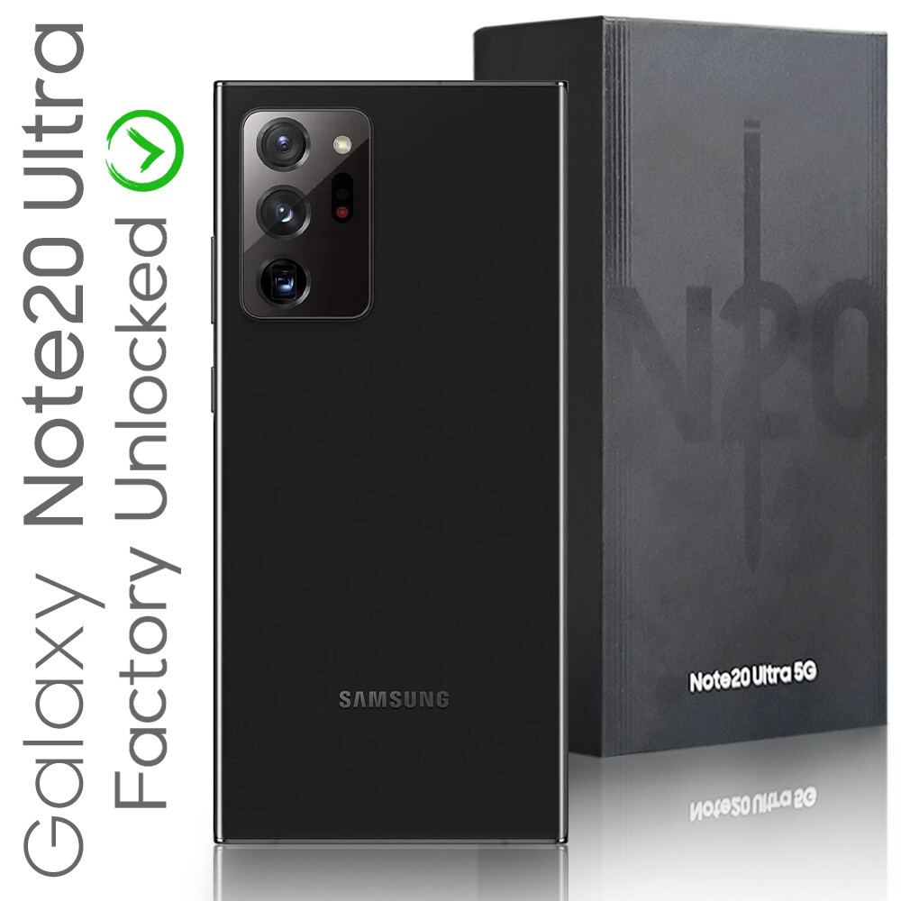 Samsung Galaxy Note20 Ultra - 128 GB - Mystic Black (Unlocked) for