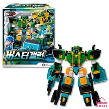 Metal Cardbot Buster Gallon Transformation Robot Bulldozer Action Figure 2023