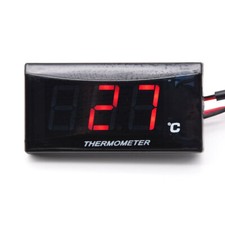 Motorcycle Thermometer Water Temp Temperature Gauge Meter Digital Display Sensor