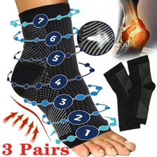 3 Pares Neuropatía Calcetines De Compresión Para El Alivio De Diabéticos