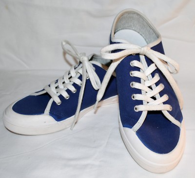 Rag & Bone 'Lace Up' Cobalt Blue Canvas Cap Toe Sneakers Size US 9 (39 UE)