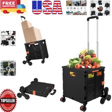 Compact  Foldable Hand Truck with Stair Climber Wheels for Effortless Movement