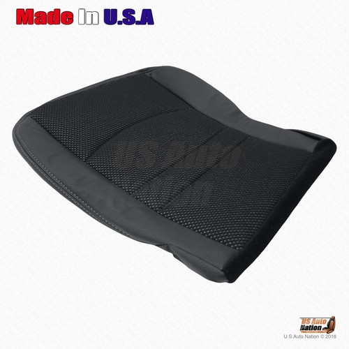 2013 2014 2015 FITS Dodge Ram 1500 Sport Driver Bottom Cloth/Leather Cover Black - Picture 6 of 11