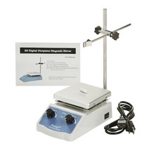 Analog Laboratory Magnetic Stirrer Hotplate, 12cm x 12cm(~5x5 inch) 1yr warranty