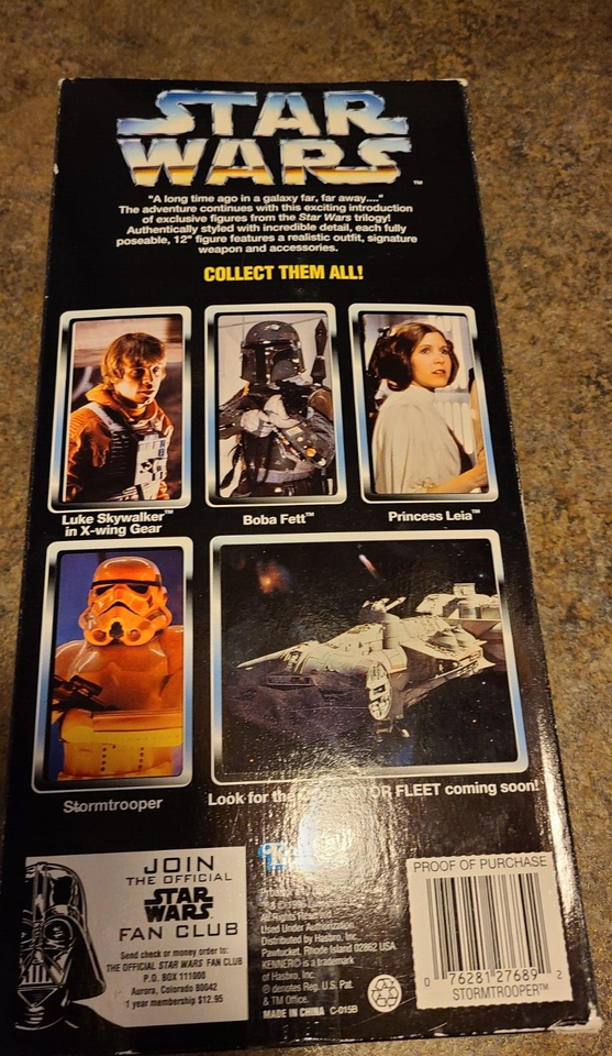 Figurine Star Wars Stormtrooper 12" Kenner 1996 – Collector Series MINT Sous Blister