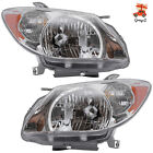 Pair Left & Right For 2005-2008 Pontiac Vibe Wagon Headlamps Assembly Headlights (For: Pontiac Vibe)