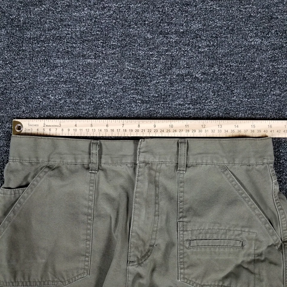 Pantalones Cortos Xhilaration Mujer Junior 11 Verde Informal Chino Tiro Alto 32x3 Foto 4 de 4