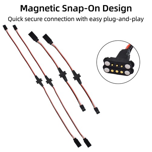 9IMOD 20CM 36CM Magnetic Model Cable Magnetic Suction line Snap-on Cable - Picture 3 of 9