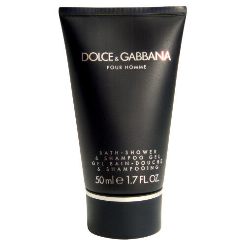 D&G Pour Uomo by Dolce & Gabbana for Men Shower & Shampoo Gel 1.7oz New