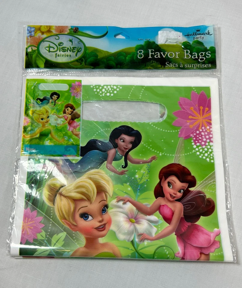 Tinkerbell Hallmark Disney Hadas Fiesta Favor Golosinas Bolsas 16 Total Nuevo Cumpleaños Foto 2 de 4