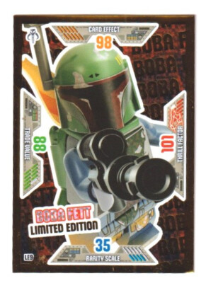 Lego TCG Star Wars Serie 2, Karte LE9 LIMITED EDITION Boba Feet