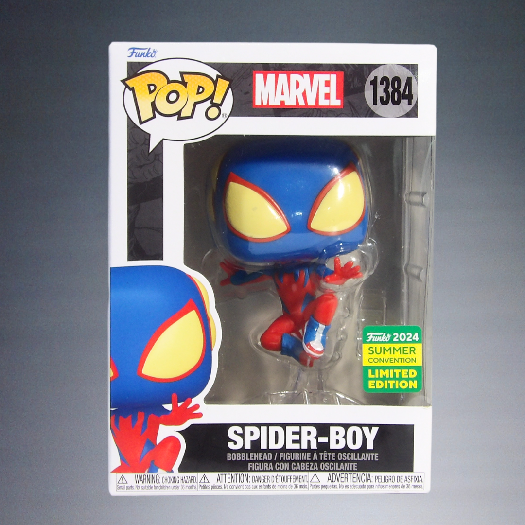 2024 FUNKO POP! MARVEL SPIDER-BOY#1384 SUMMER CONVENTION LIMITED EDITION FIGURE