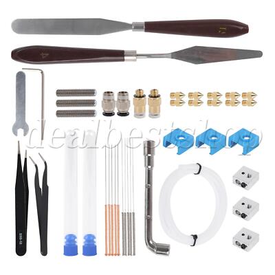 43 Pieces 3D Printer Nozzle Kit Replacement for Ender 3 V2 with Wrench