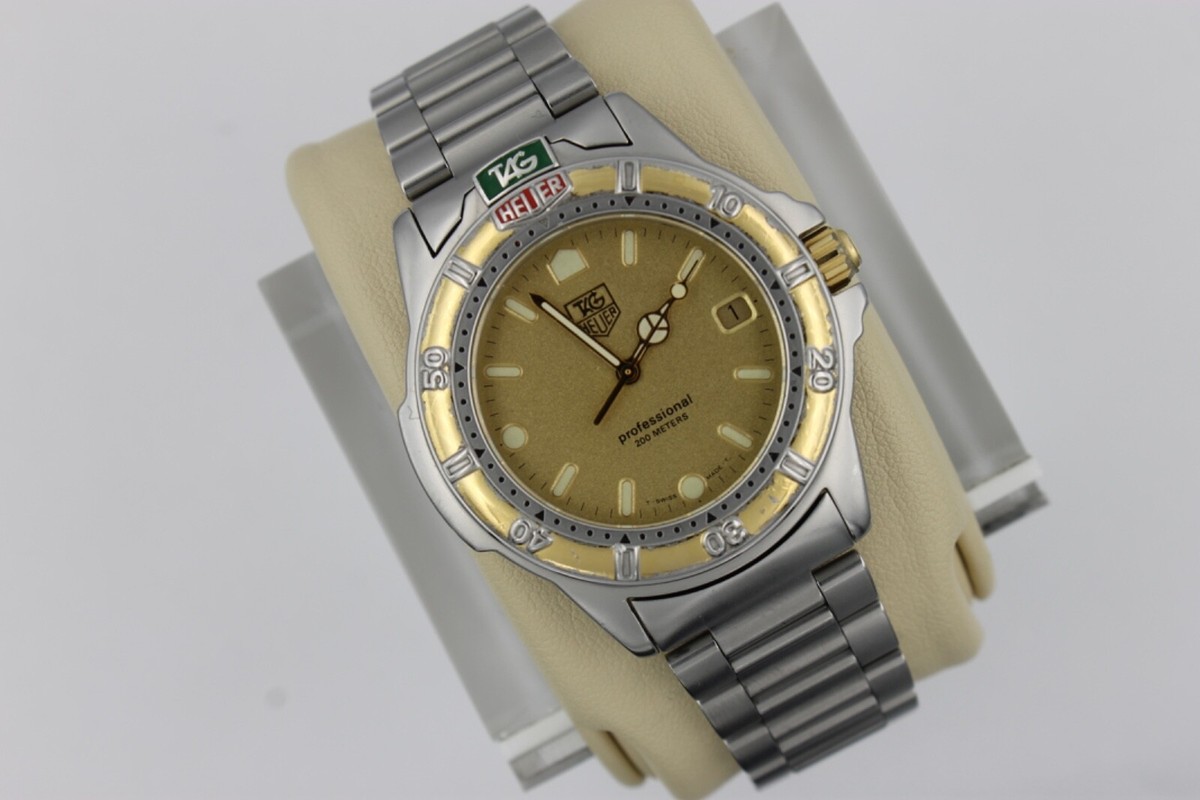 Tag Heuer 995.406 Mens 4000 Series Watch Professional Silver