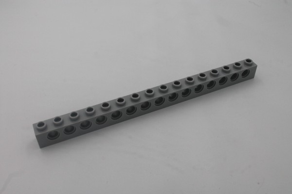 Lego Technic 1X Lochbalken 1X16 Brick With Holes 3703 Hellgrau Light Bluish Gray-image