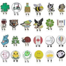 Golf Ball Marker Golf Hat Clip Magnetic Alloy Marker Golf Accessories New US