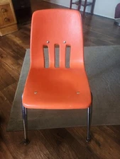 Vintage Virco Mid Century Childs Chair 13 1/2"
