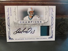 National Treasures Champions Autograph Jersey Dolphins Dan Marino 19/25  2008