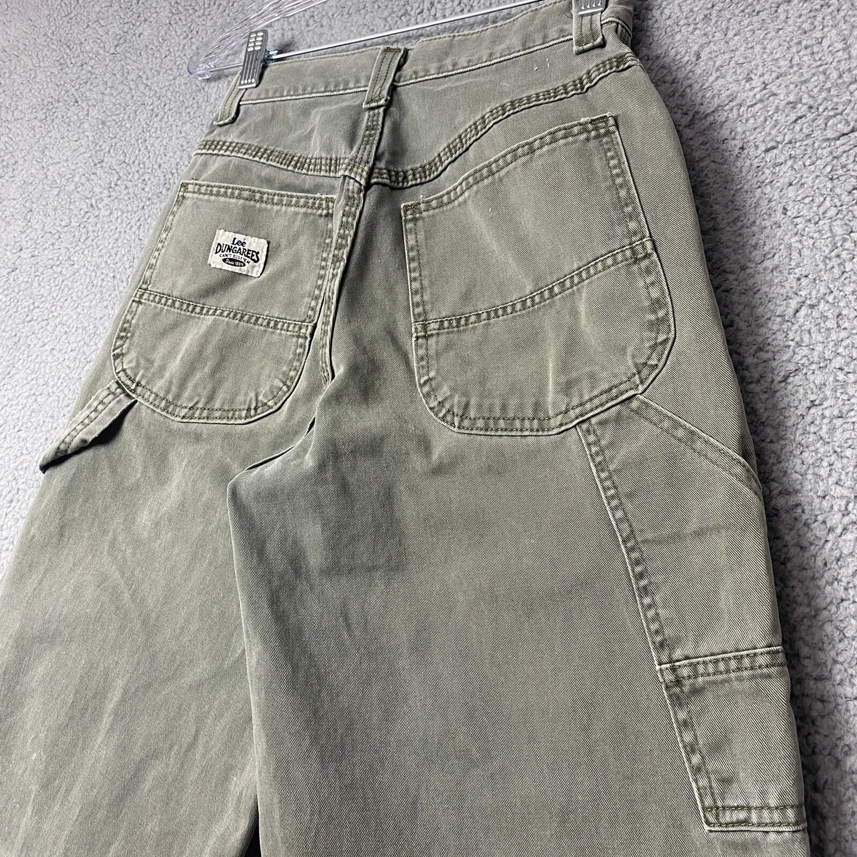 louis vuitton carpenter pants green