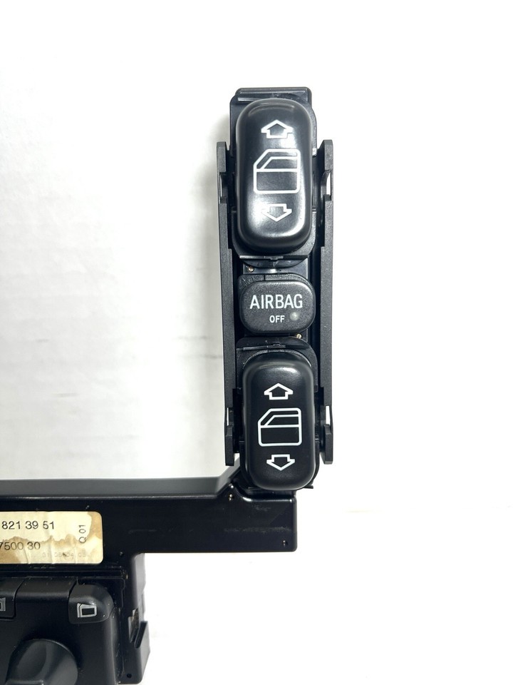 Interrupteur Maître Vitre/coffre/rétro Pour Mercedes Classe E W210 (98-2002) - Reconditionné Testé