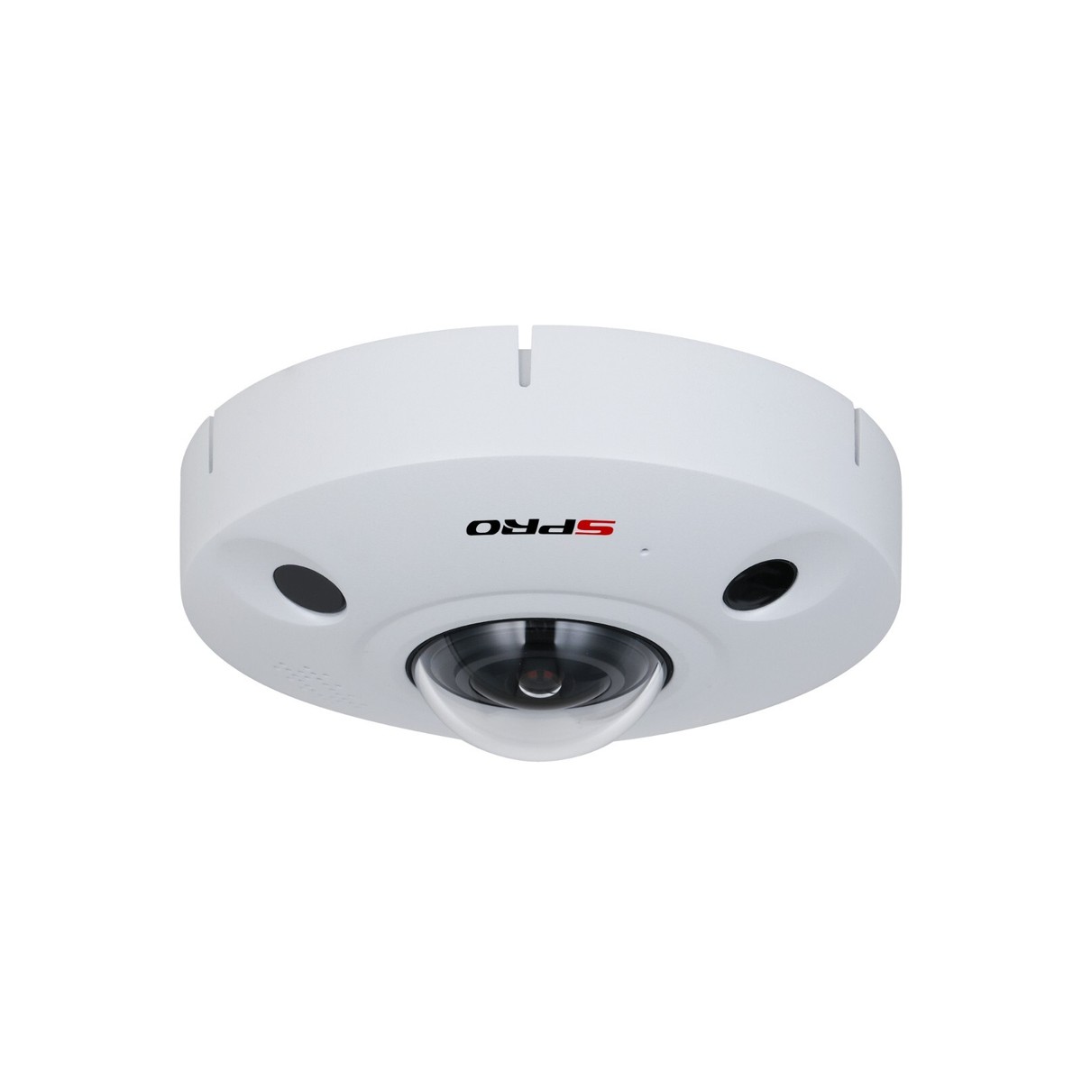 SPRO 8MP Fisheye IP CCTV Camera 360-degree View, IR LED Security
