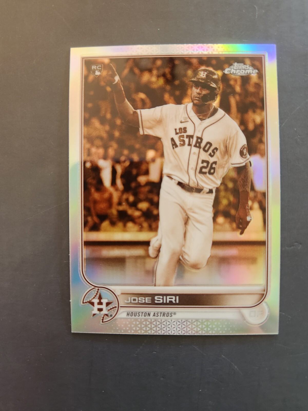 2022 Topps Chrome Jose Siri Sepia Refractor-Card #204 Houston Astros