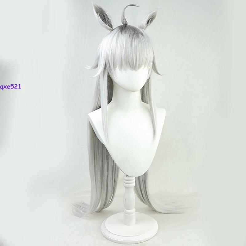 Anime Racing Girl Bonita Derby Oguri Gorra Juegos con disfraces Pelucas Teatro Halloween Pelo Foto 2 de 4