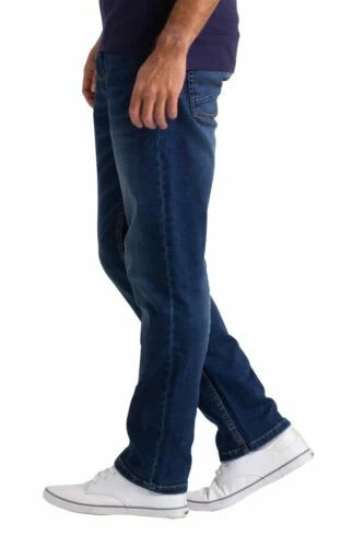 Herren Slim Fit Jeanshose Stretch Designer Hose Super Flex Denim Pants - Bild 35 von 36