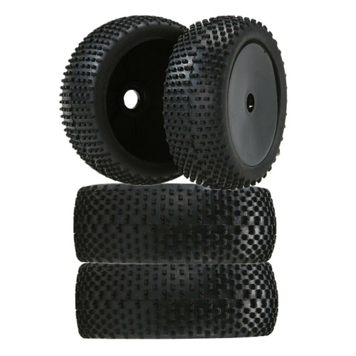 4pcs 1/8 RC On-Road Buggy Gummireifen Reifen Hex 17mm Felgen Felgen für HSP - Bild 4 von 4