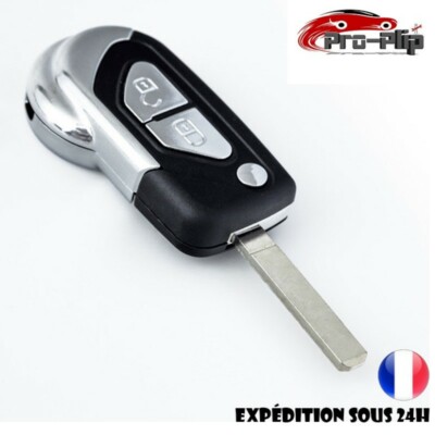 Télécommande Citroën C3 & DS3 - Clé PLIP CE0536 Sans Rainure + Pile Incluse - Compatible
