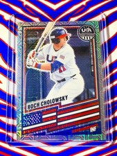 2026 Panini Stars & Stripes Roch Cholowsky MOJO PRIZM /25 SSP #140 USA Baseball