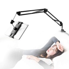 Tablet Stand for Bed,360 Degree Rotating Bed Tablet Mount Holder Stand with A...