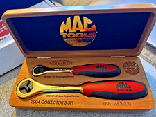 2004 Mac Tool 24k Gold Plated 38and 14 Degree Zero Turn Ratchet Set 2004 Mac Tool 24k Gold Plated 38and 14 Degree Zero Turn Ratchet Set