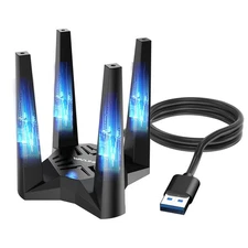 AX5400 WiFi 6E USB 3.0 Wireless Network Adapter AX1800 USB 3.0 WiFi 6 Dongle