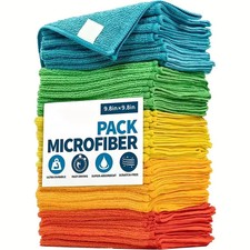 New Ultra Absorbent Lint Free Micro Fibre Cleaning Cloth Towel  pack 10/20/50 