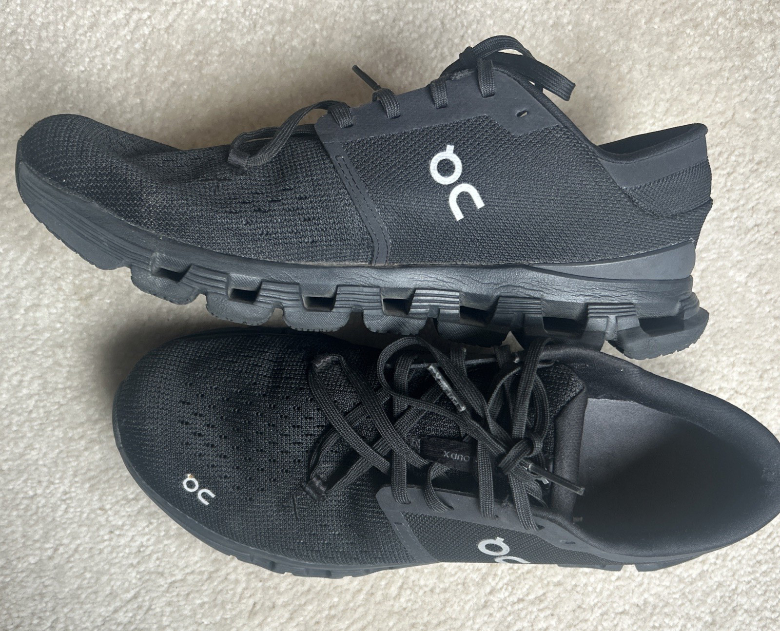On Cloud (OC) X 4 Black/Eclipse Training Shoes, 9… - image 11