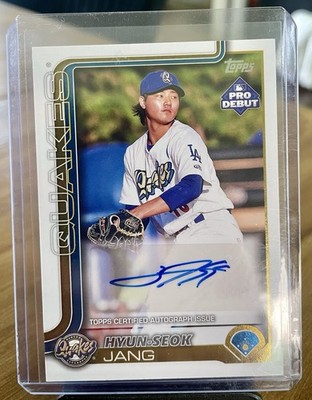 2024 Topps Pro Debut Hyun-Seok Jang #PD-179 Autograph Rancho Cucamonga Quakes