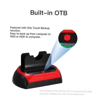 HDD Docking Station Dual Hard Disk Drive Docking Station Base For 2.5 Inch ENXU