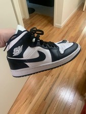air jordan 1 mid noir et blanc taille 6,5 femme