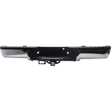 Chrome Rear Step Bumper For 2009-2014 Ford F-150 Styleside W Towing Wo Sensors