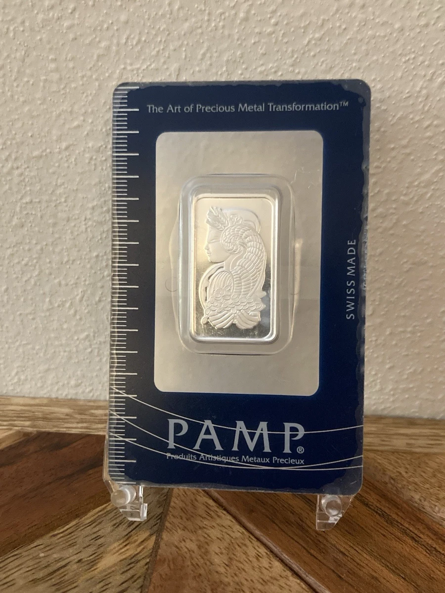 Pamp Suisse 0.999 Silver Bullion Bars & Rounds 10 g Precious Metal
