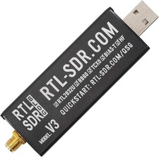 RTL-SDR Blog V3 R860 RTL2832U 1PPM TCXO SMA Software Defined Radio Dongle Only
