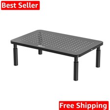Computer Monitor Stand for Desk, Adjustable Laptop Riser, Desk Monitor Stand ...