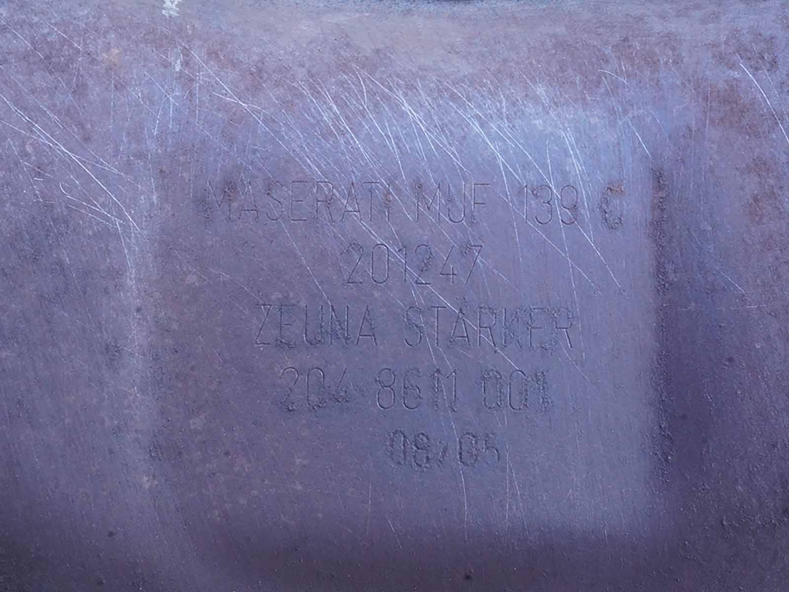 Maserati Quattroporte 2005-2008 Right Center muffler