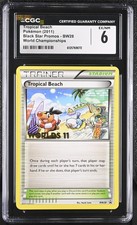 Pokemon Tropical Beach Black Star Promo BW28 World Championships CGC 6