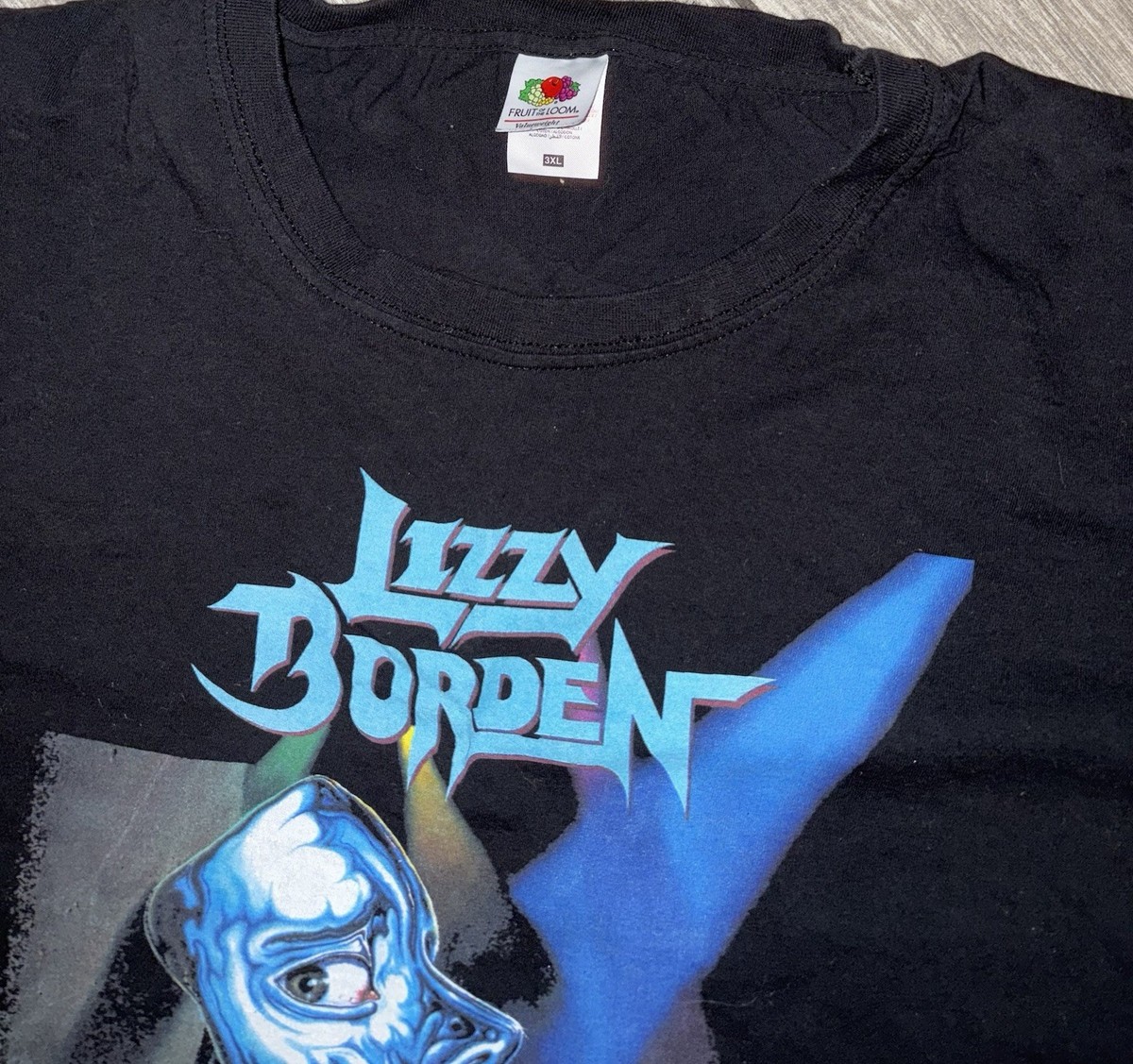 Master of Disguise Lizzy Borden Band T-Shirt Black 3XL Fruit of the Loom View 2