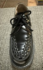T.U.K. Men s Black Leather Buckle Loafers US ...