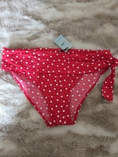 Pour Moi Fold Over Bikini Bottoms With Tie Side... BNWT and Hygiene Strip. 18