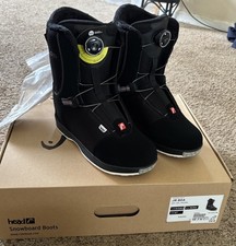 Head JR Junior Boa Snowboard Boots Size US 6/7 Black, New In Box